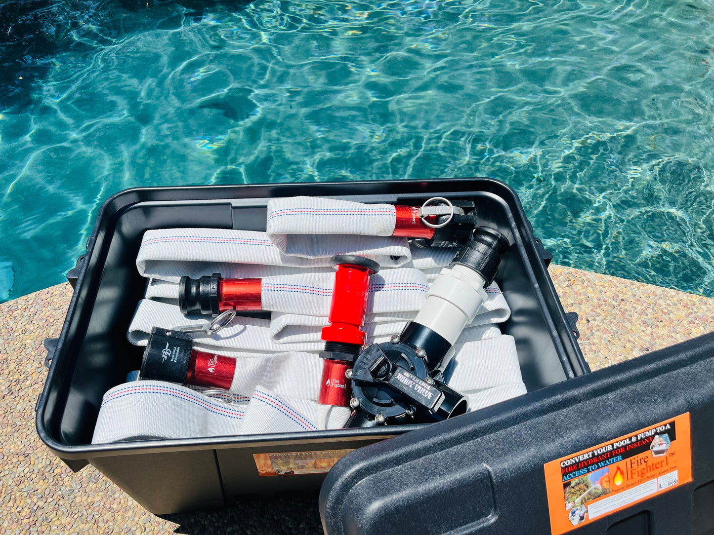 Top Selling - 100ft FireFighter1™ Fire Hose - 50ft Primary Hose w/ 50ft Extension