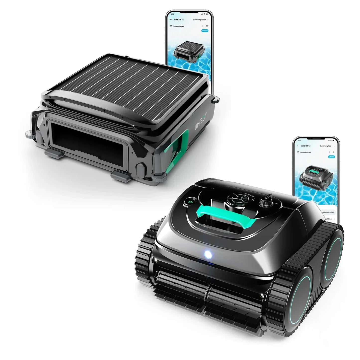 WYBOT Full Pool Solution Bundle-C1 & F1