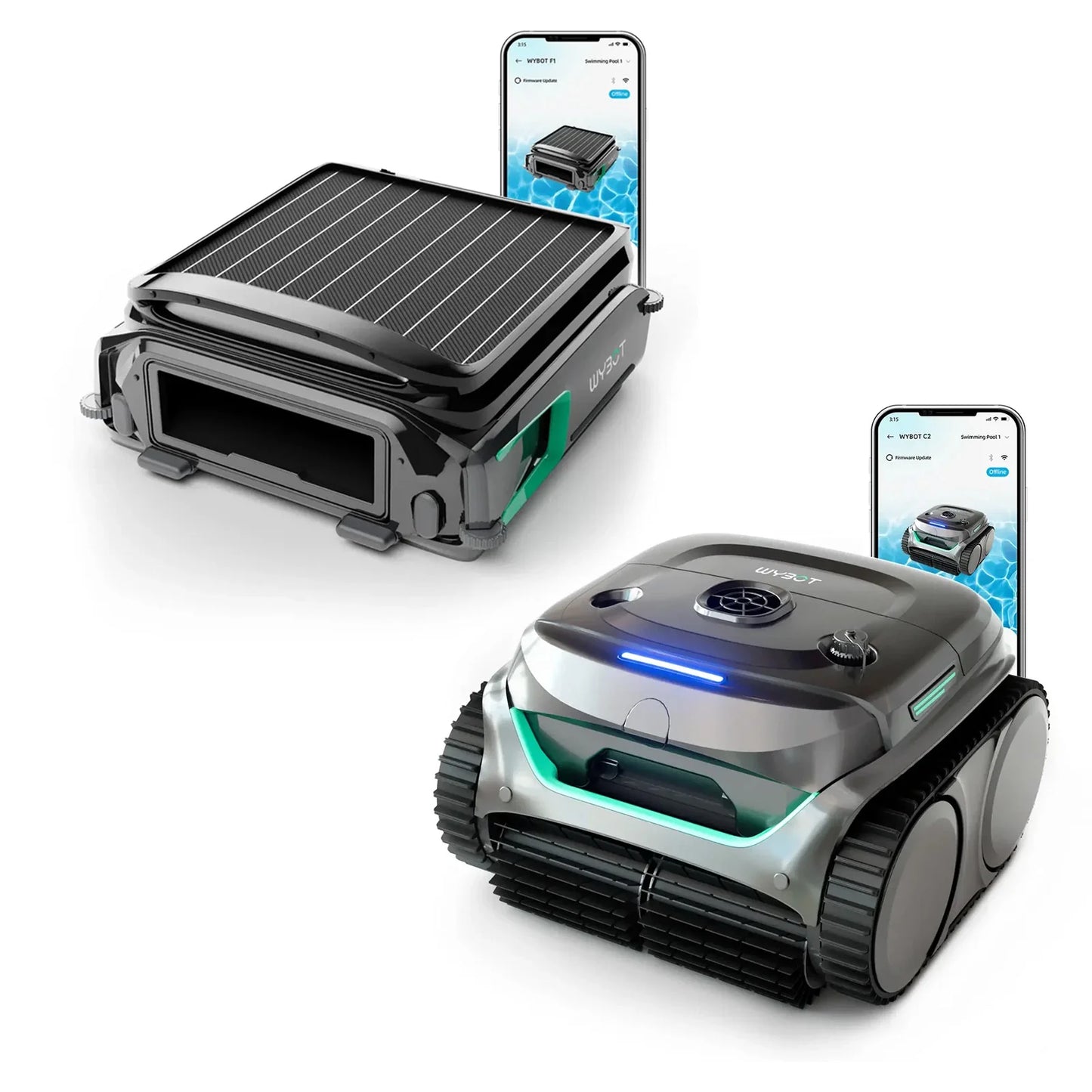 WYBOT Full Pool Solution Bundle-C2 & F1