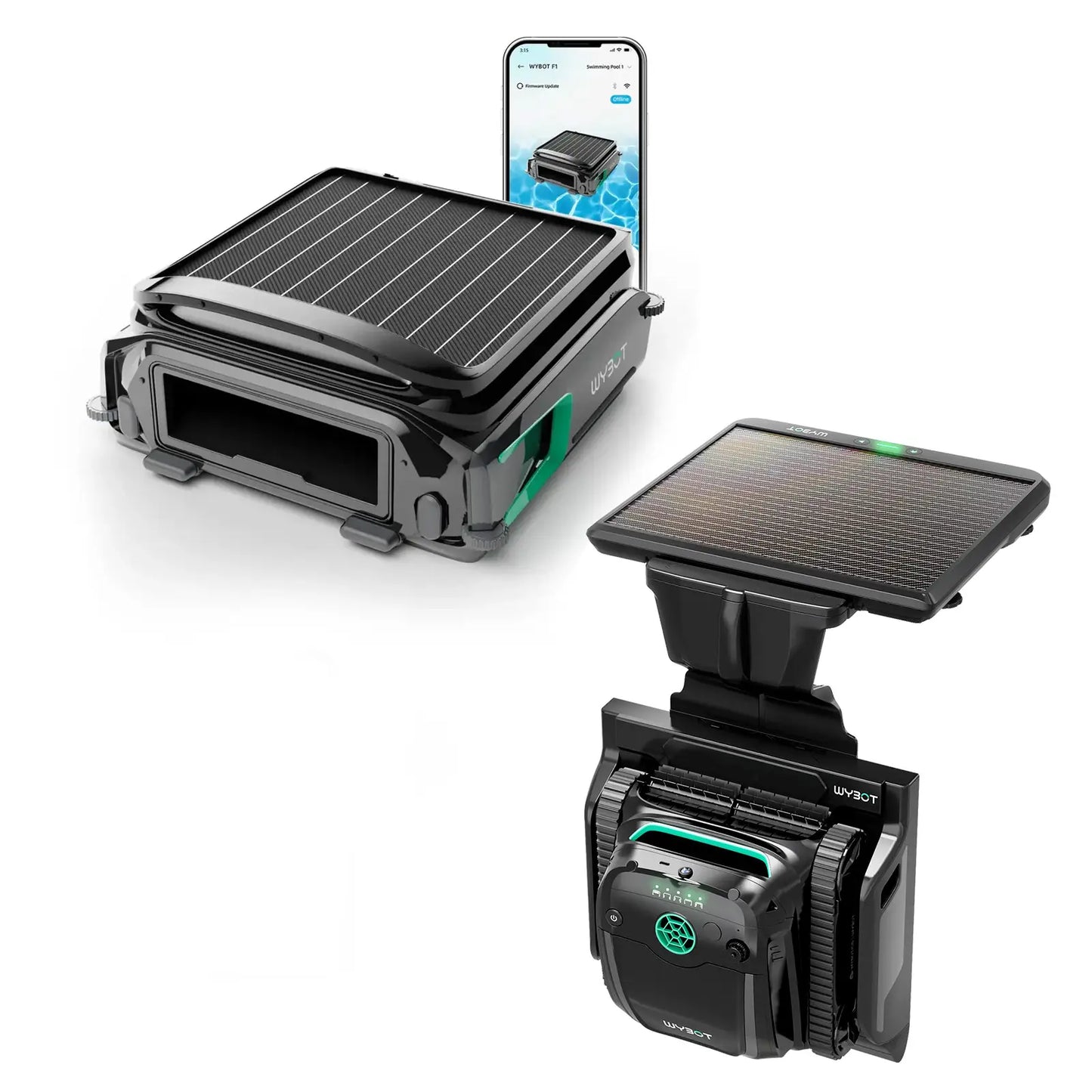 WYBOT Full Pool Solution Bundle-S2 Solar Vison & F1