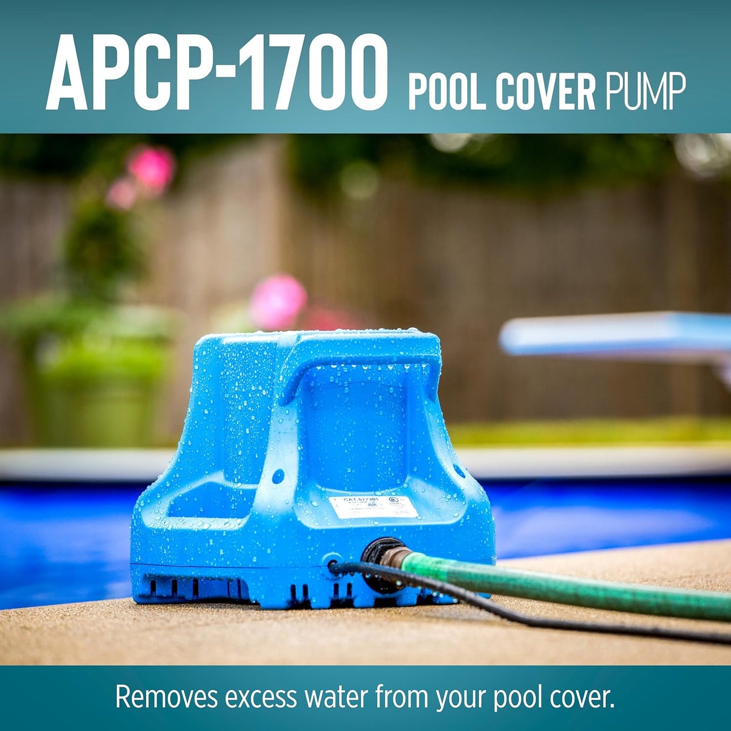Automatic Pool Cover Pump - Little Giant APCP-1700 – 1/3 HP Submersible
