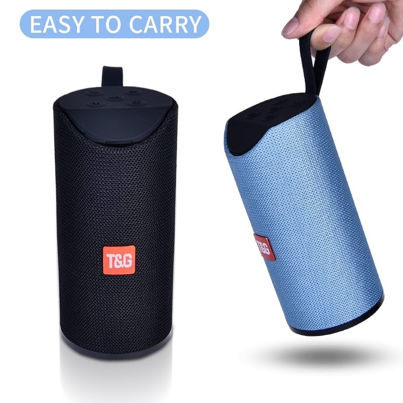 Portable Waterproof Bluetooth Speaker – Wireless Outdoor Sound with FM Radio, USB & Micro SD Support