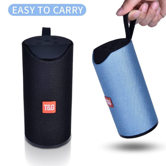 Portable Waterproof Bluetooth Speaker – Wireless Outdoor Sound with FM Radio, USB & Micro SD Support