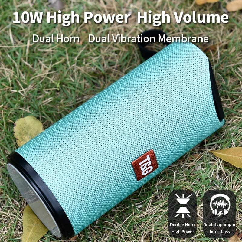Portable Waterproof Bluetooth Speaker – Wireless Outdoor Sound with FM Radio, USB & Micro SD Support